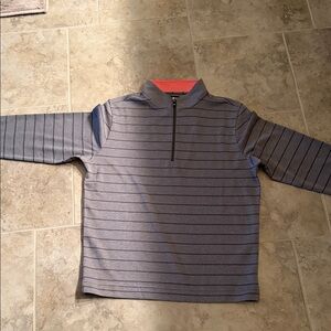 FootJoy Gray Striped Men's Shirt